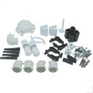 Kit De Acessórios Para Box De Banheiro de Canto - Branco