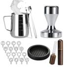 Kit de acessórios para café expresso symtype 51 mm Tamper com copo Frother