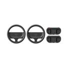 Kit De Acessórios Para Controle Remoto Switch 2 Joycon Com Volante De Corrida E Pegador Destacável,