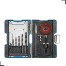 Kit de Acessórios para Madeira 17 Peças Completo para Furadeira Marcenaria e Acabamento