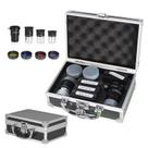 Kit de acessórios para telescópios astronômicos Celticbird com 3 oculares Plossl, 4 filtros e 2 lentes Barlow