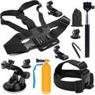 Kit de acessórios SHOOT para GoPro Hero 13-3+ SJ4000 com estojo