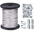 Kit de aço inoxidável revestido de vinil Wire Canomo 1,5 mm x 30 m