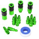 Kit de acoplador e plugue de ar FyPower 15 peças de alumínio