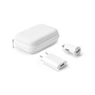 Kit de Adaptadores USB com Bolsa EVA - DC 110V/220V e DV 12-24V