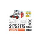 Kit de Adesivos Compatível Bobcat S175 Turbo
