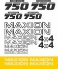 Kit de Adesivos Compatível Maxion Power Shuttle 750 4x4