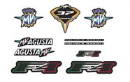 Kit de Adesivos Compatível MV Agusta F4 2014 Preta
