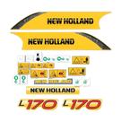 Kit de Adesivos Compatível New Holland L170 UV (23pç) Kit de Adesivos Compatível New Holland L170 UV (23pç)