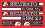 Kit de Adesivos Compatível Semeato SSM 27 (4 un.)