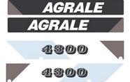 Kit de Adesivos Compatível Trator Agrale 4300