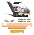 Kit de Adesivos Compatível Wirtgen W100
