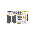 Kit de Adesivos de Advertência Compatível Jet Ski