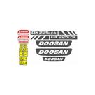 Kit de Adesivos Doosan DX225 LCA Compatível Escavadeira