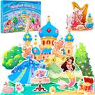 Kit de adesivos OHARLOBE Magical Gem Art 600+ Adesivos para meninas 3+