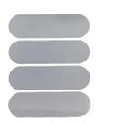 Kit de Adesivos Refletivos Compatível Capacete Prata