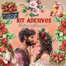 Kit de Adesivos Scrapbook Biblia Journal Sabor Morango