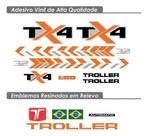 Kit De Adesivos Troller Tx4 2020/2021 Padrão De Fábrica Tx4l