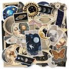 Kit de adesivos TSHIRTAMAZING 100PCS Vintage Astronomy Space