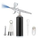 Kit de aerógrafo I-BEAUTEE de alto fluxo de ar com compressor sem fio Kit de aerógrafo I-BEAUTEE de alto fluxo de ar com compressor sem fio