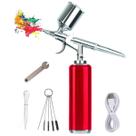 Kit de aerógrafo Monordeng sem fio com compressor para unhas e bolos