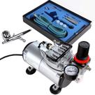 Kit de aerógrafo TIMBERTECH com compressor de dupla ação Gravity