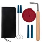 Kit de afinação de piano Ecloud Shop Professional com 6 peças de ferramentas e estojo