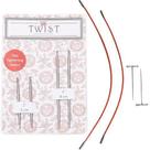 Kit de Agulhas Circulares Intercambiáveis para Tricô Twist Short Combo Finas - Chiaogoo Kit de Agulhas Circulares Intercambiáveis para Tricô Twist Short Combo Finas - Chiaogoo