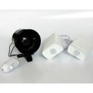 Kit de Alarme com 2 Sensores de Presença MA e Sirene Interruptor Bivolt