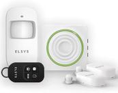 Kit De Alarme Wifi Elsys Com Sebsores Sem Fio com App, Google E Alexa Esakw1080