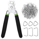 Kit de alicates Hog Ring Mr. Pen com 110 anéis galvanizados