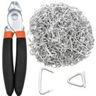 Kit de alicates rectos para anillos hog Xeeloerwaai con 600 anillos