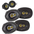 Kit de Alto-falantes KICKER CS 6x9 e 3.5 para Dodge Ram Kit de Alto-falantes KICKER CS 6x9 e 3.5 para Dodge Ram