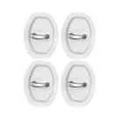 Kit De Amortecedores De Silicone Para Fechaduras De Porta De Carro, 4 Ou 12 Peças, Acessórios De