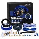 Kit de Amplificador TOPSTRONGGEAR Cabo de Alimentação OFC 4 AWG 17 pés