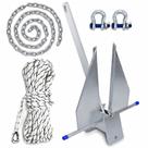 Kit de Âncora para Barco SajoSolid Danforth Galvanizada 4,5 kg Kit de Âncora para Barco SajoSolid Danforth Galvanizada 4,5 kg