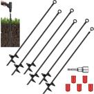 Kit de âncora terrestre Ground Anchor Spiral Blade Earth Anchor 30 cm Lasnten