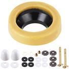Kit de anel de cera de banheiro MENNTY 3"-4" para tubo de drenagem, parafuso de latão