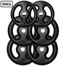 Kit de Anilha Ferro Fundido 50kg - (4) x 10Kg + (2) x 5Kg Kit de Anilha Ferro Fundido 50kg - (4) x 10Kg + (2) x 5Kg