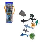 Kit de Animais Marinhos com 10 Peças - Wellkids