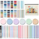 Kit de anotação de livro Trandraft com 2640 abas adesivas e 300 notas adesivas