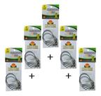 Kit De Anzol Encastoado Cabo Empate De Aço Flexível Girador Kit De Anzol Encastoado Cabo Empate De Aço Flexível Girador