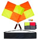 Kit de Árbitro de Futebol Fantperful com Bandeiras, Cartões e Apito