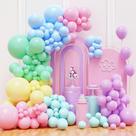 Kit de Arco de Guirnalda de Globos Pastel FHEKFNG 132 piezas Kit de Arco de Guirnalda de Globos Pastel FHEKFNG 132 piezas