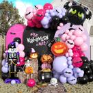 Kit de arco Garland para balões de Halloween, pronto com 109 balões