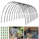 Kit de Arcos para Jardim Xuwzenkl 12 Conjuntos, Estrutura de Fibra de Vidro 3,5 m