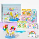 Kit de argila seca ao ar livre LOUFOR Modeling Clay para crianças com ferramentas 3+ Y