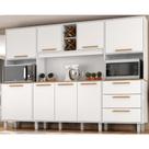 Kit de Armários para Cozinha Mdp 8 Portas 3 Gavetas Apollo