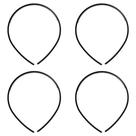 Kit De Arquinhos Para Festinhas Artesanato Tiara Preto Com 50 Unidades