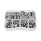 Kit De Arruelas Planas De Aço Inoxidável M2-M10 Para Decorações Domésticas E Reparos Industriais